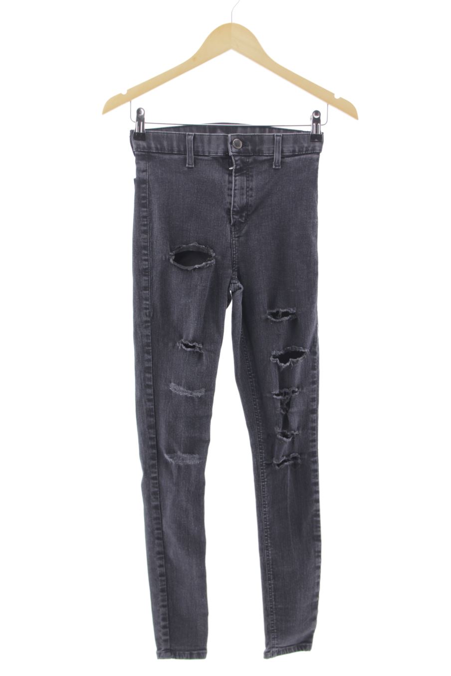Jeans Topshop de la taille 38, de couleur noir de denim