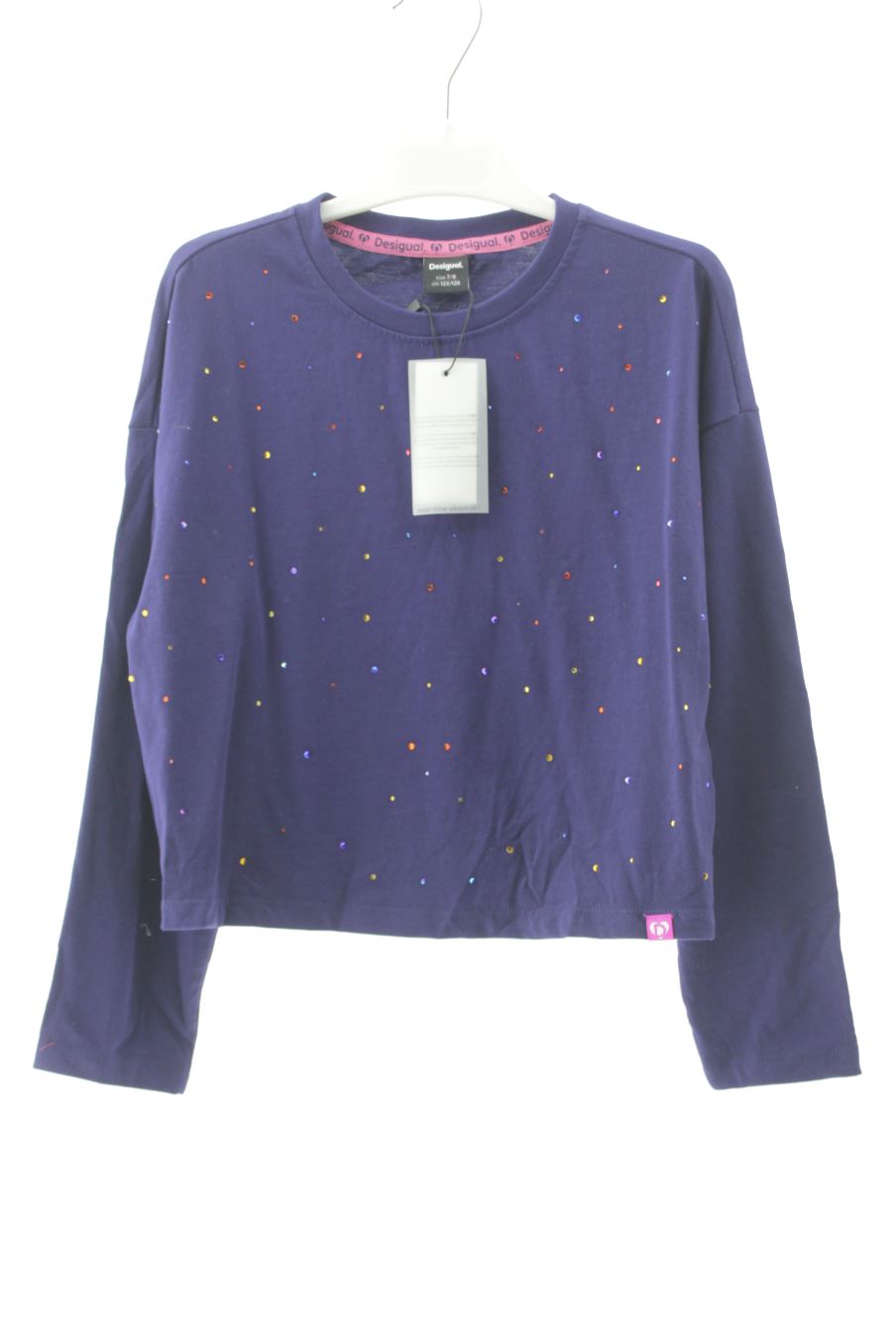 Maglietta a maniche lunghe de Desigual de la talla 7 anni con etichetta