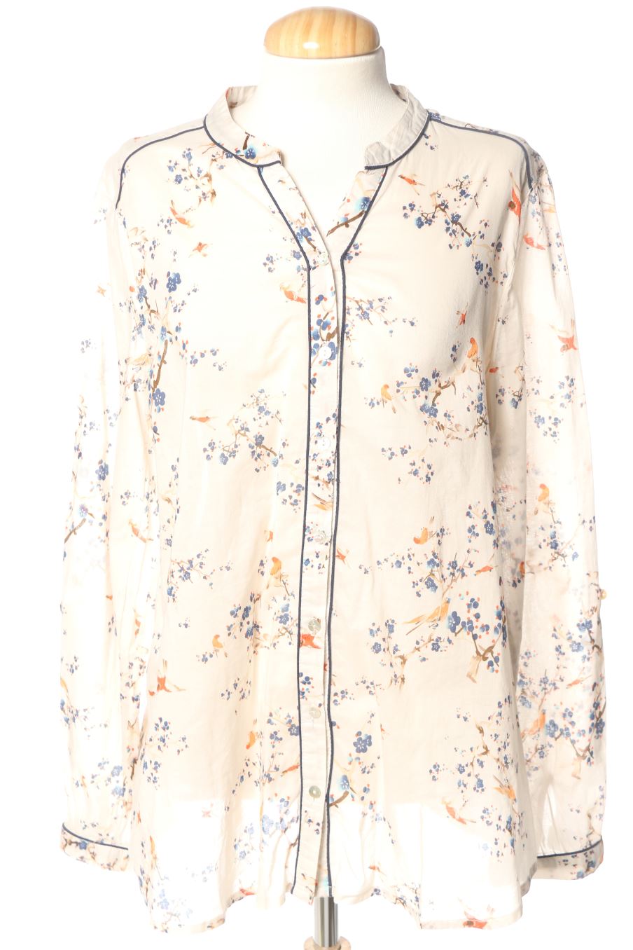 Chemise University club de la taille L, de couleur fleurs