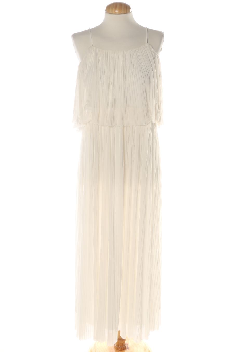Robe casual Mango de la taille S, de couleur blanc
