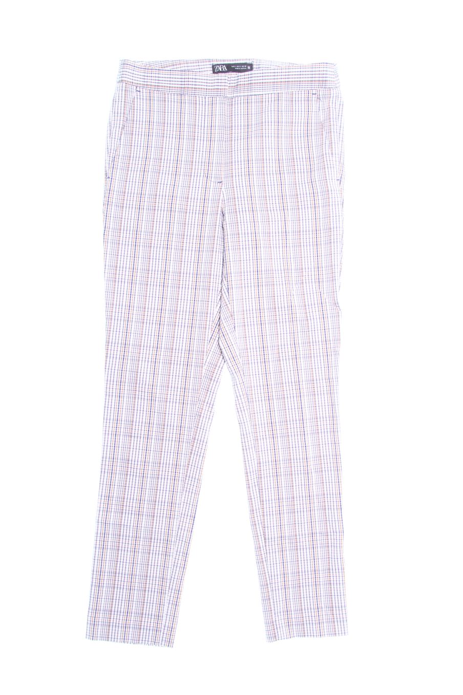Pantalon Zara de la taille S, de couleur carreaux
