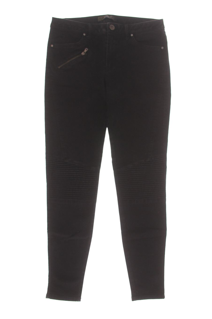 Vaqueros de Zara de la talla 38, de color negro de ropa vaquera