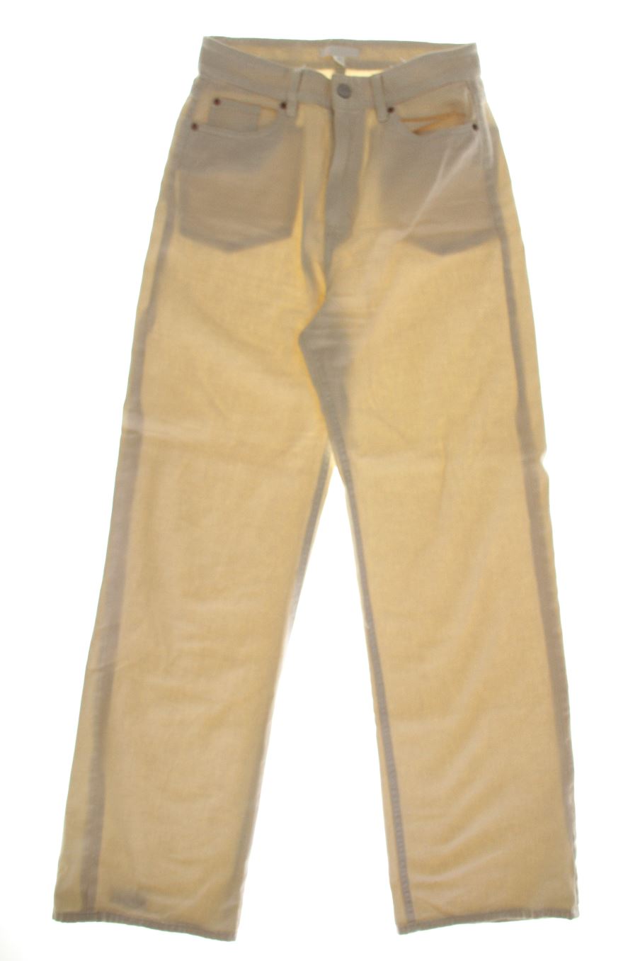 Vaqueros de H&M de la talla 40, de color beige de ropa vaquera