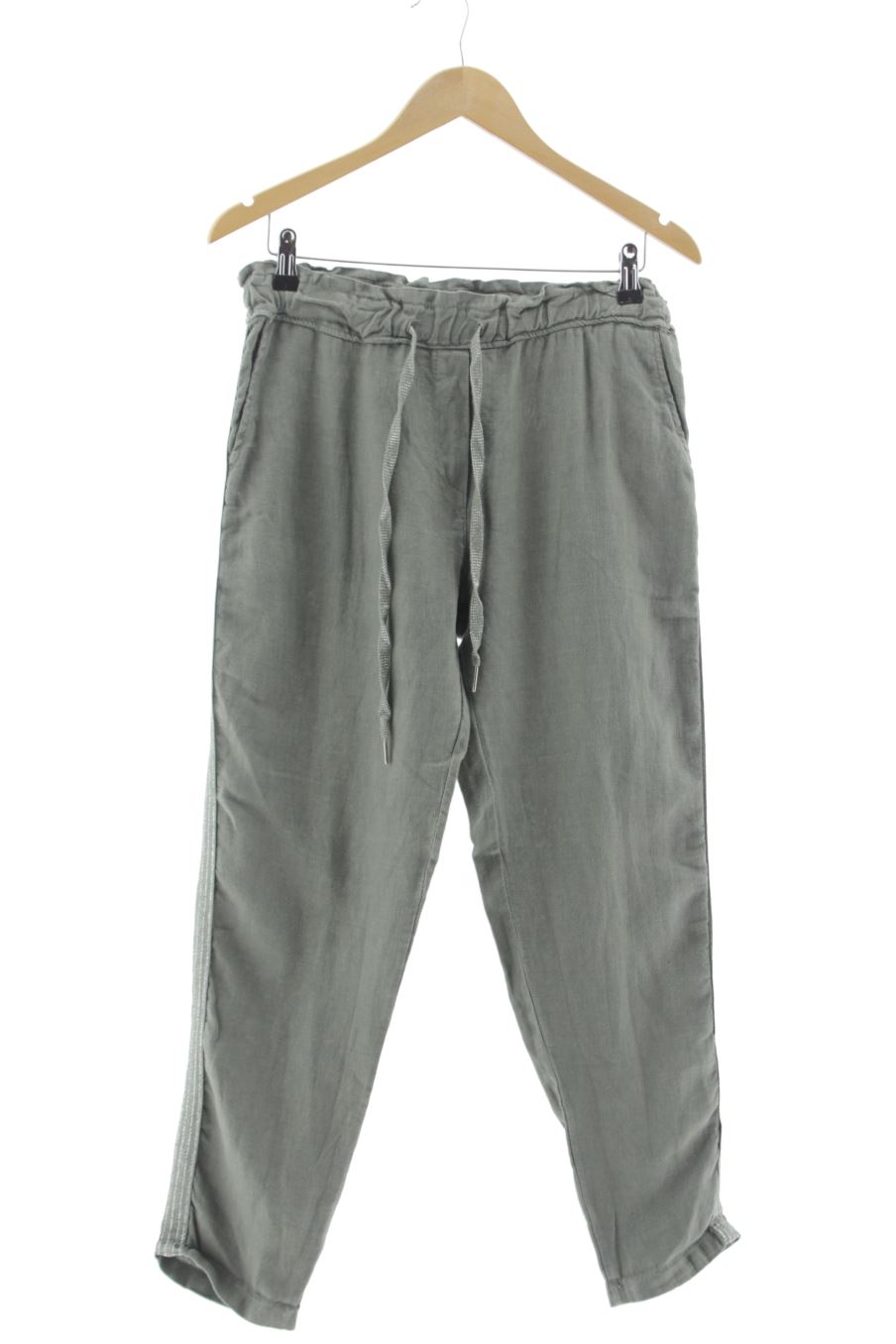 Pantalon Droit Femme Taille 40 - Gris Souris, Coton élasthanne, Neuf Sans étiquettes