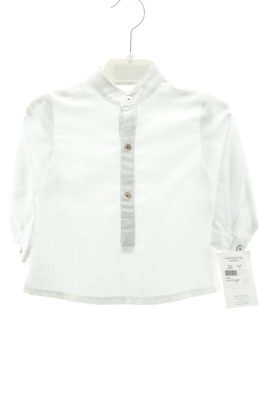 Chemise manches longues Marta y Paula de la taille 6 mois avec une étiquette