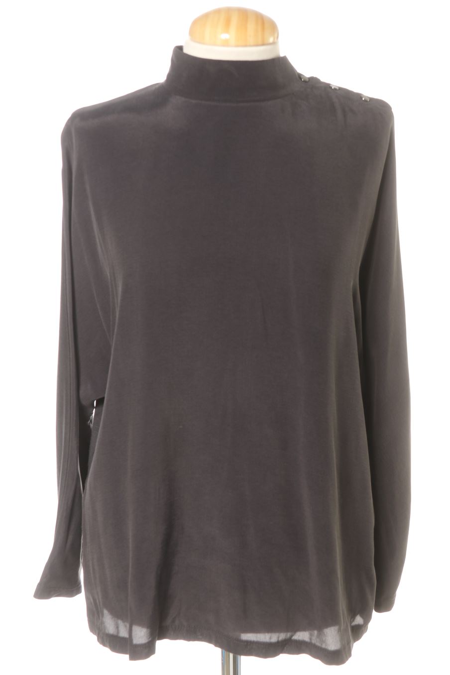 Blusa de manga larga de Massimo Dutti de la talla S, de color azul marino