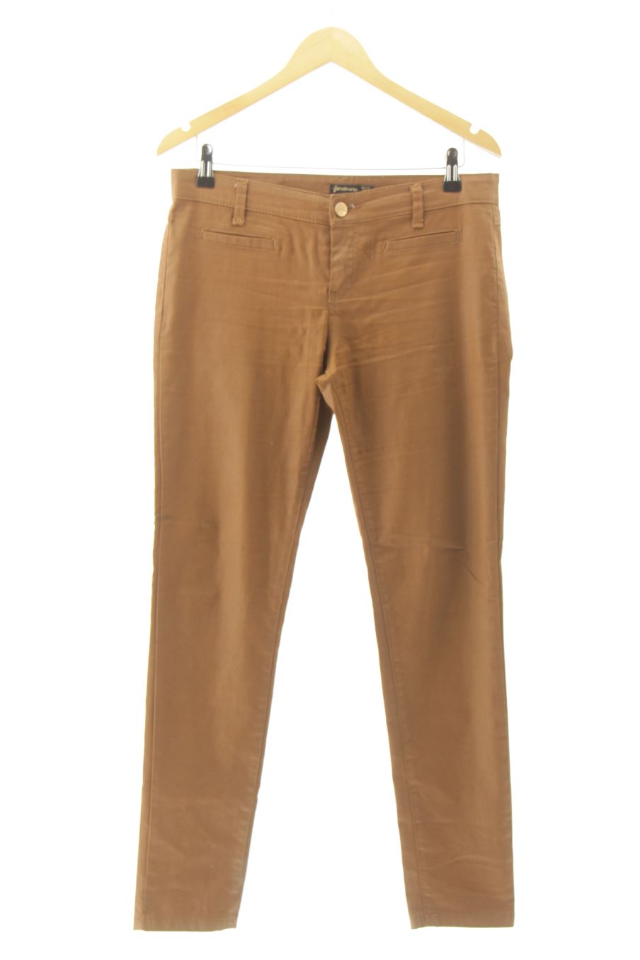 Jeans von Stradivarius Größe 40, Farbe Braun, aus Jeanskleidung für