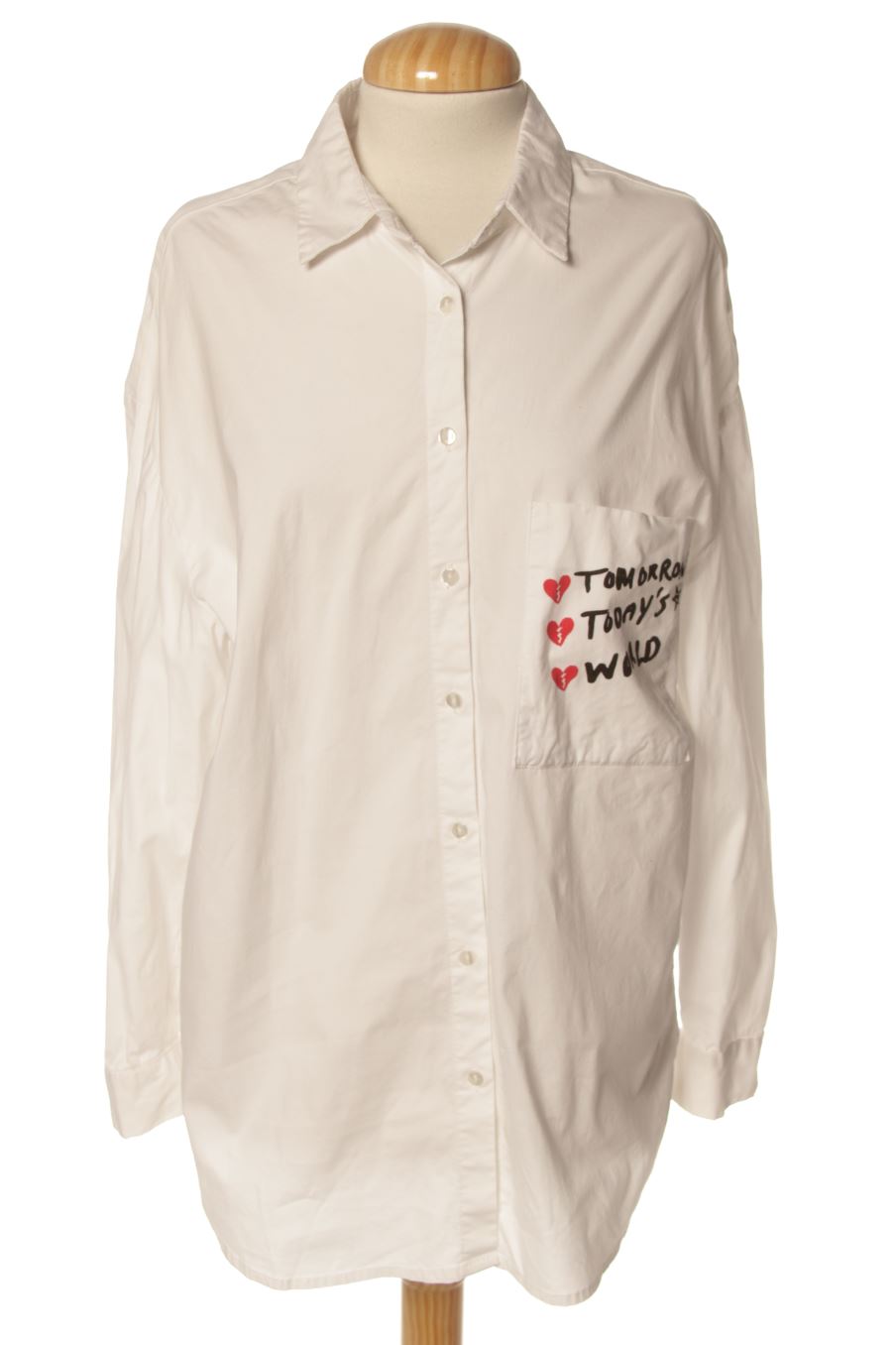 Chemise Lolito de la taille M, de couleur blanc