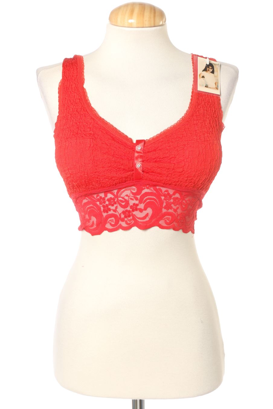 Top PERCENTIL de la taille Taille unique, de couleur rouge