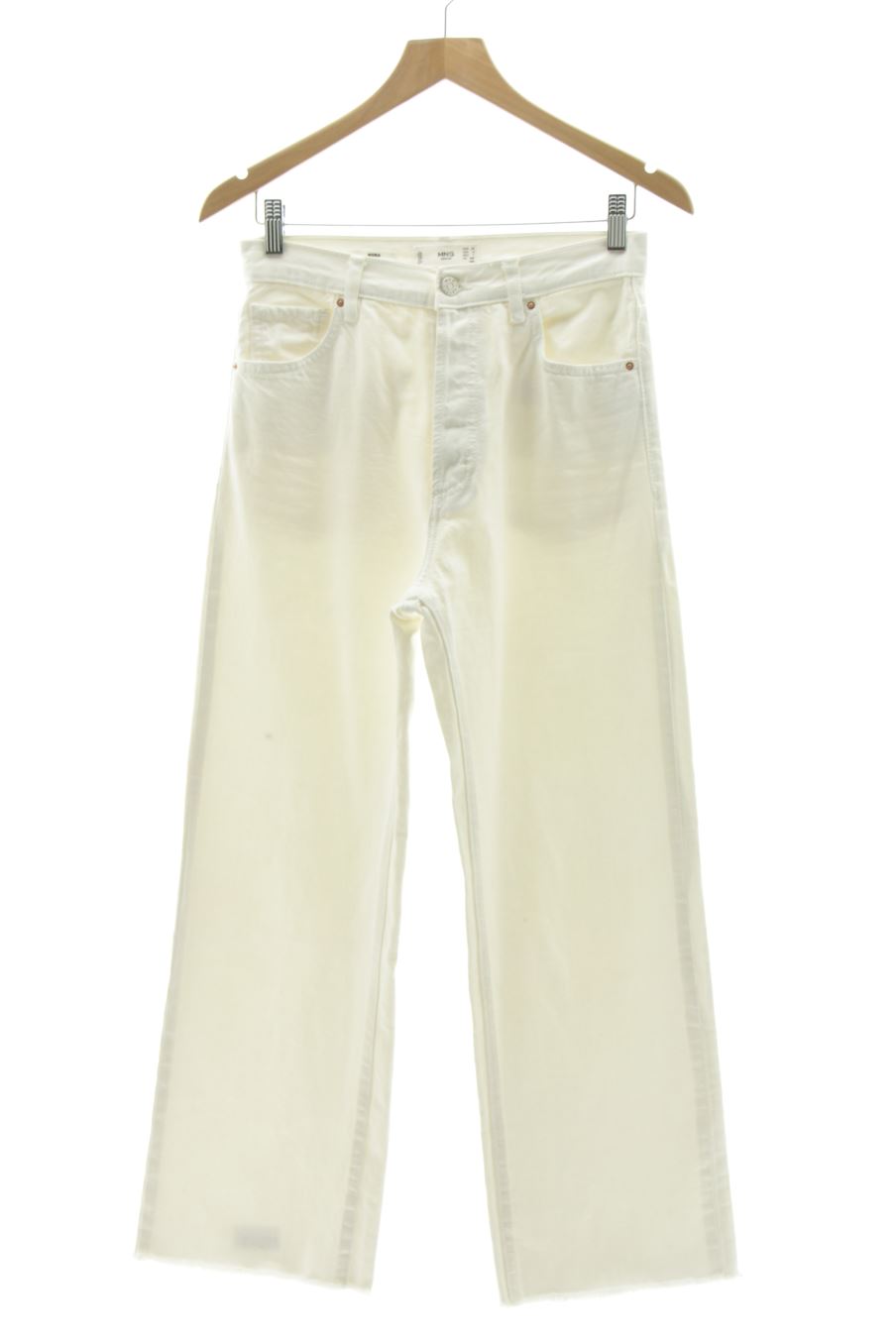 Jeans de Mango de la talla 36, de color bianco