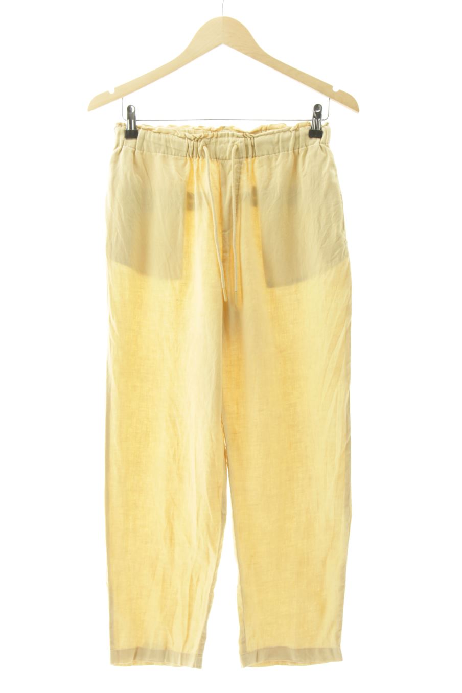 Pantalón Casual de Mango de la talla XS, de color amarillo