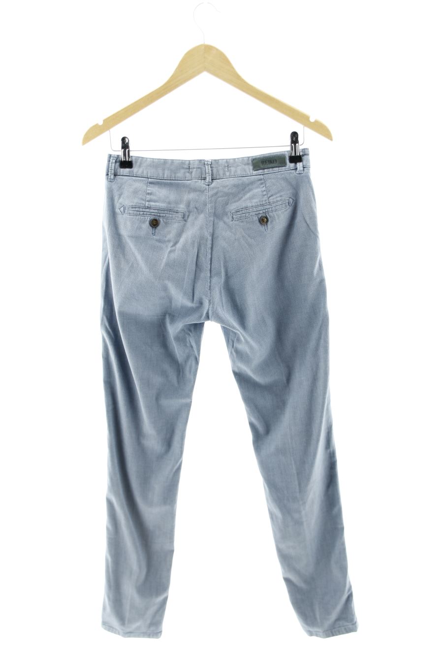 Pantalon Reiko de la taille 34, de couleur bleu