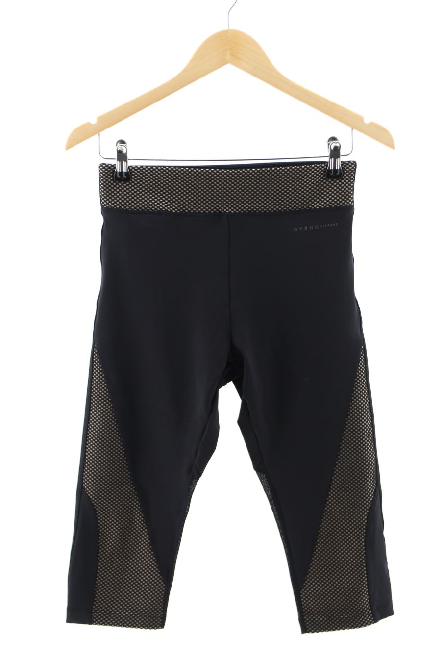 Pantalones cortos de deporte de Oysho de la talla M, de color negro