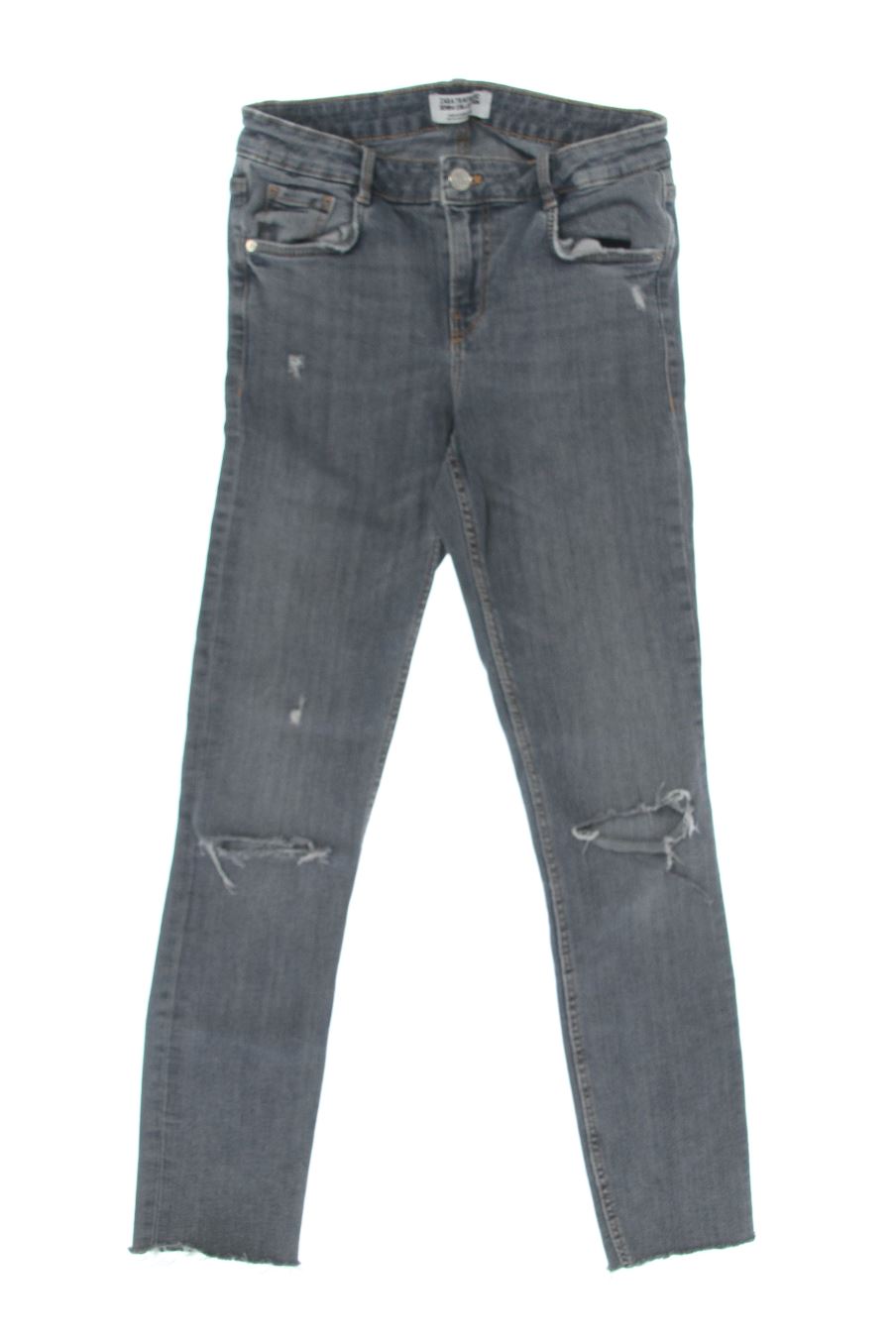 Vaqueros de Zara de la talla 34, de color azul de ropa vaquera