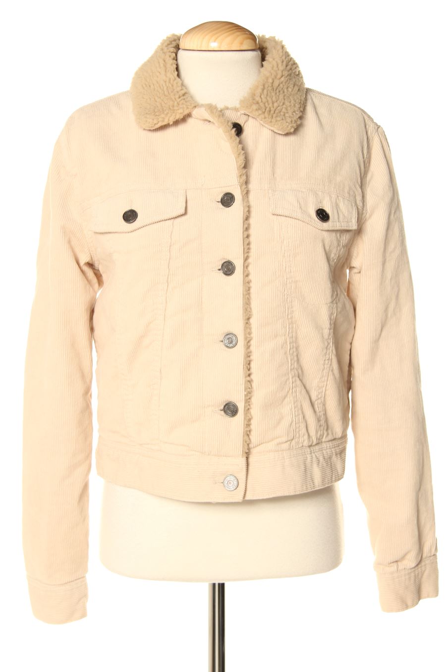 Blouson Pull & Bear de la taille S, de couleur beige