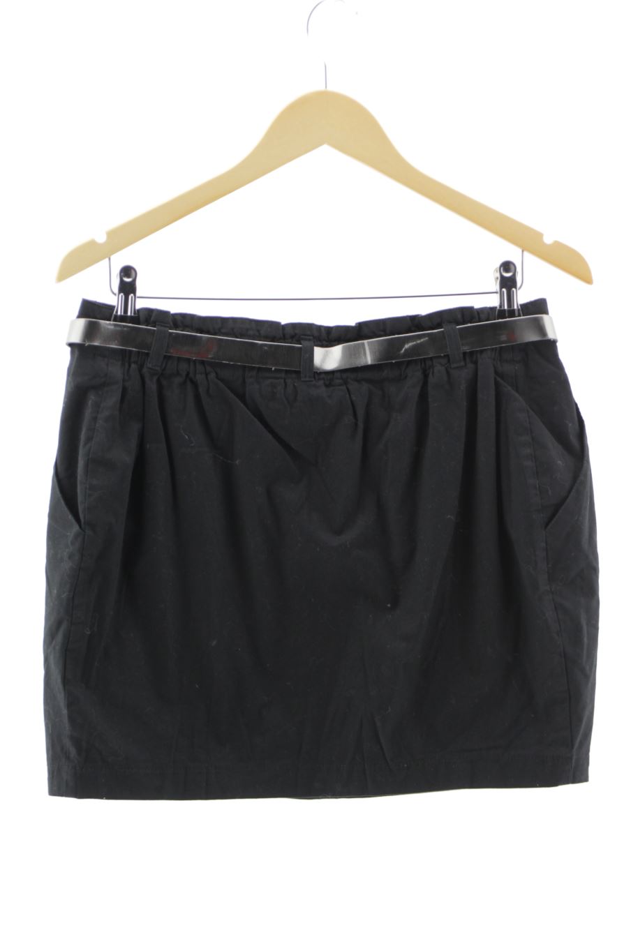 Jupe Stradivarius de la taille L, de couleur noir