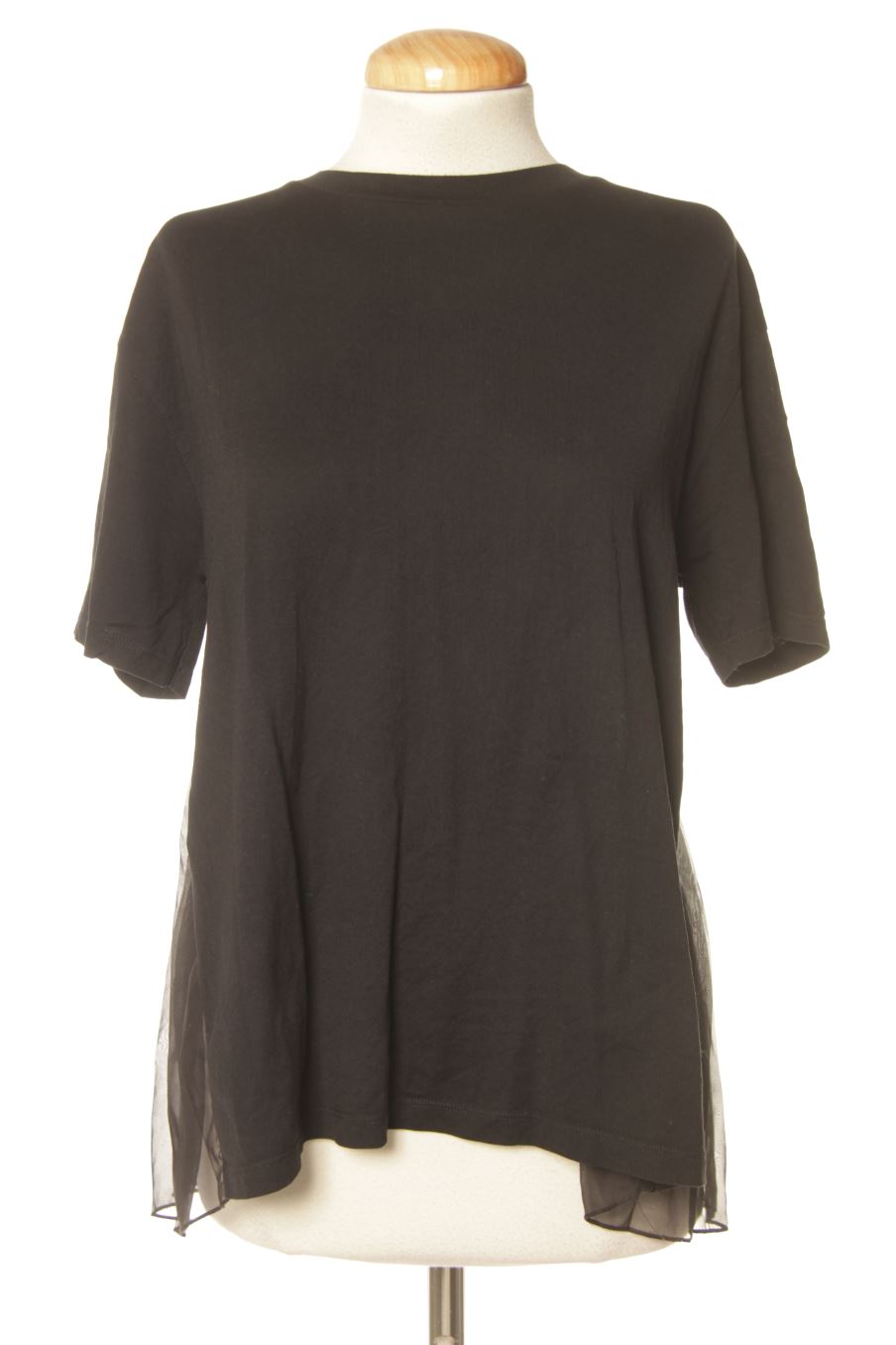 T-Shirt von Zara Größe S, Farbe Schwarz, für