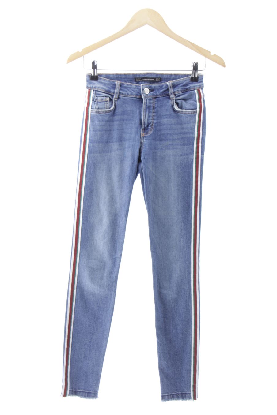 Jeans de Trafaluc de la talla 34, de color blu