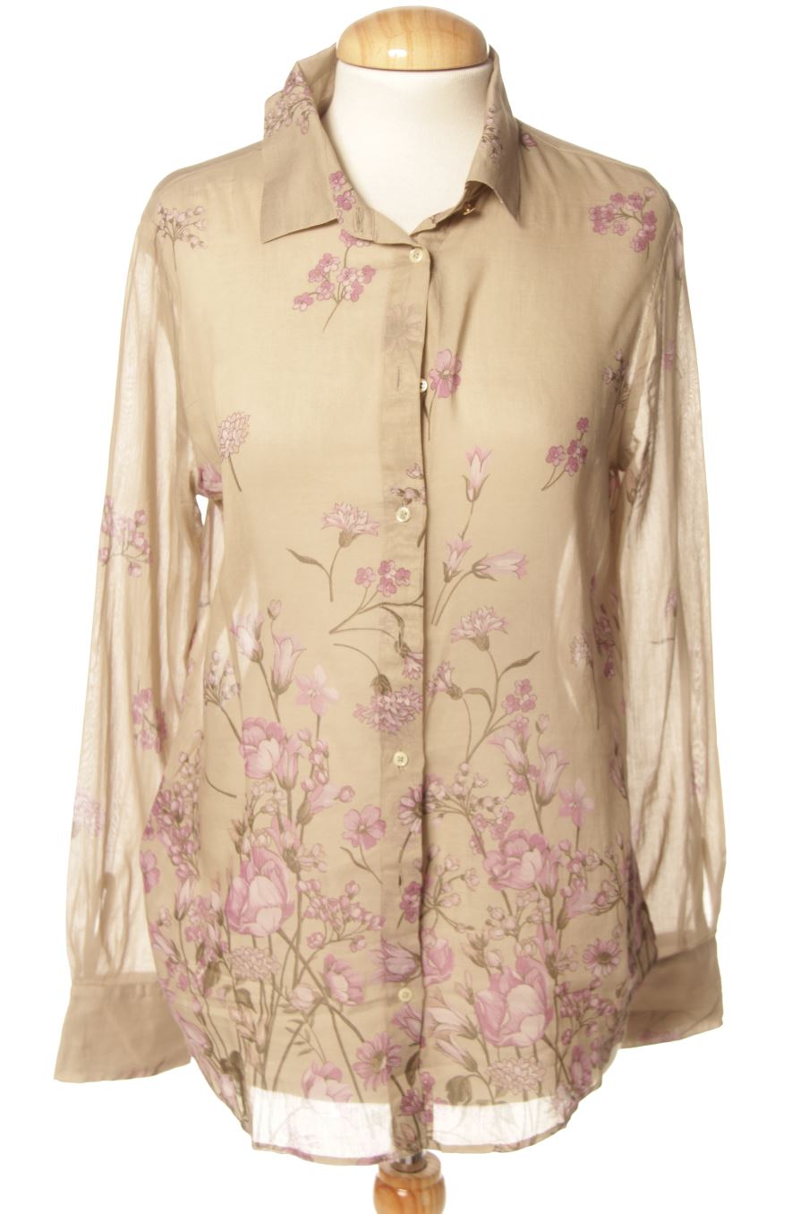 Chemise Massimo Dutti de la taille 40, de couleur fleurs