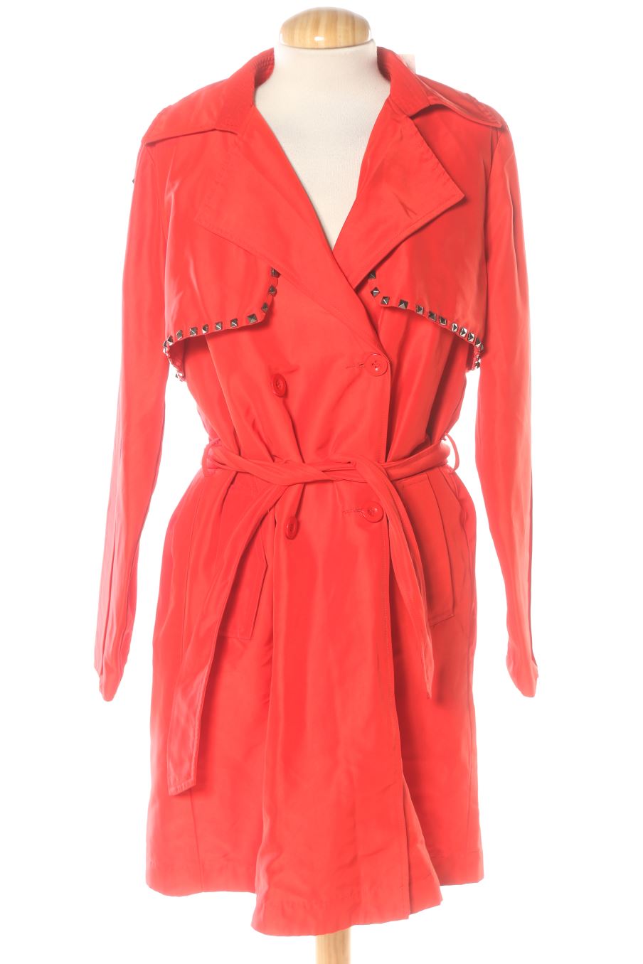 Gabardina de Lola Casademunt de la talla M, de color rojo