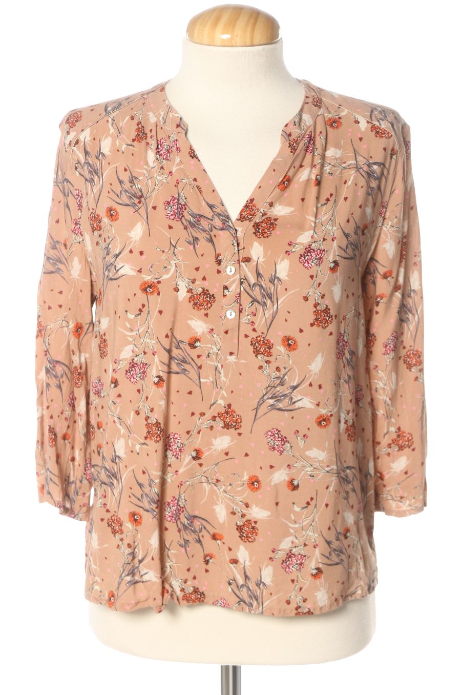 Blouse à manches longues Edc (ESPRIT) de la taille XS, de couleur fleurs
