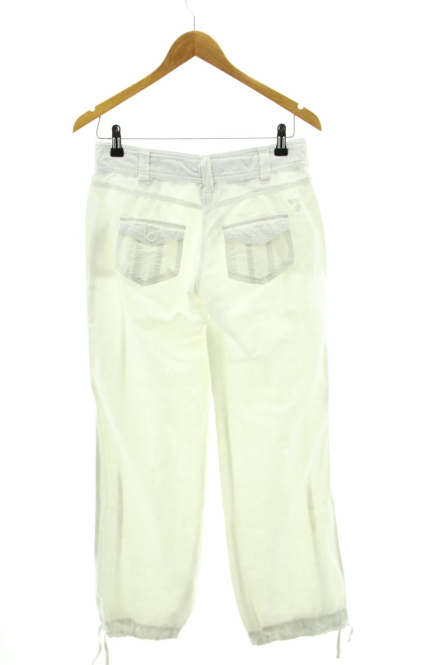 Pantalón Casual de Camaieu de la talla 36, de color blanco