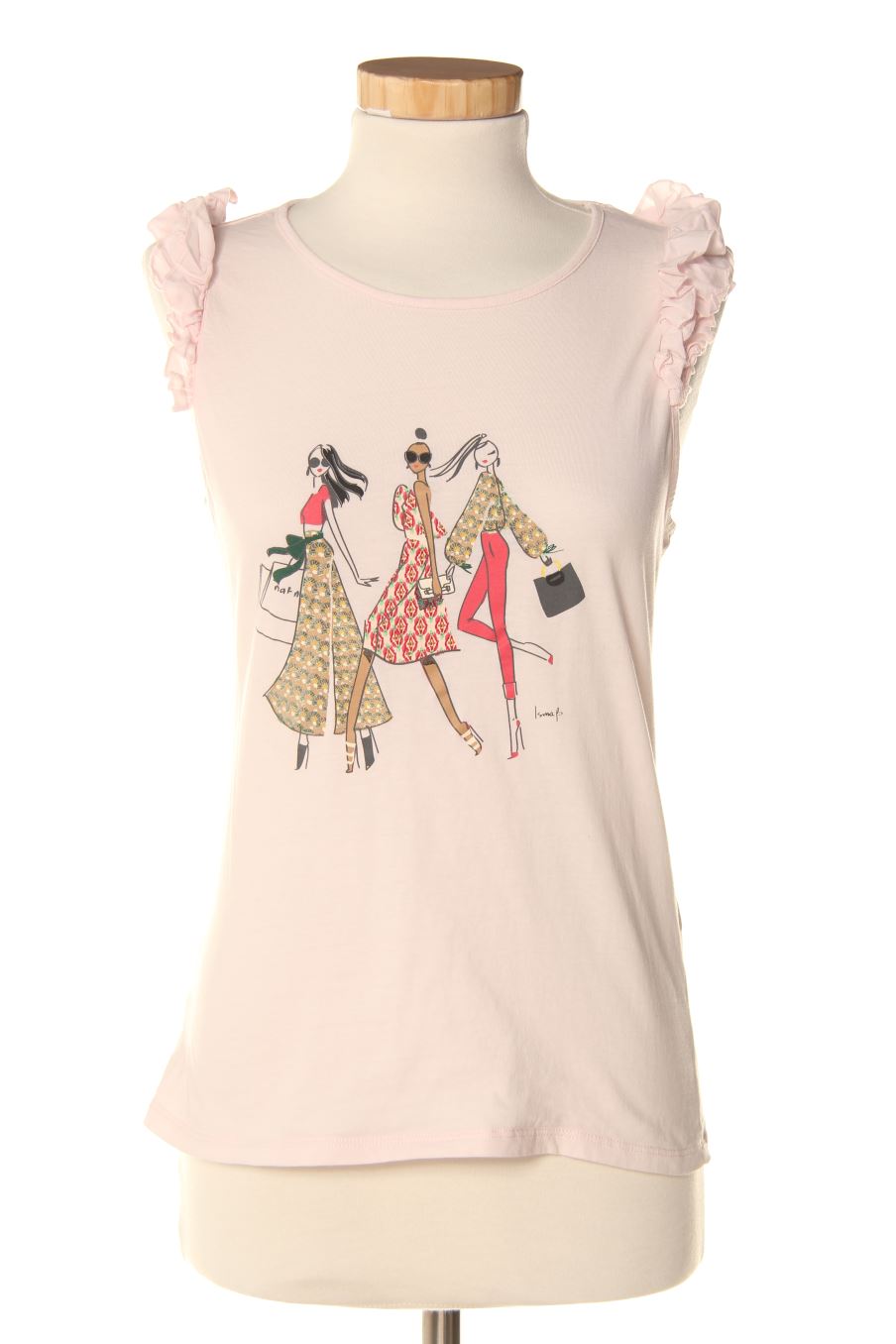 T-shirt Naf Naf de la taille S, de couleur rose