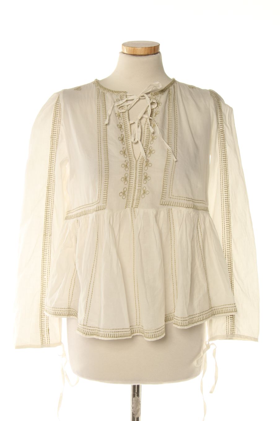 Blouse à manches longues Kookai de la taille 36, de couleur blanc