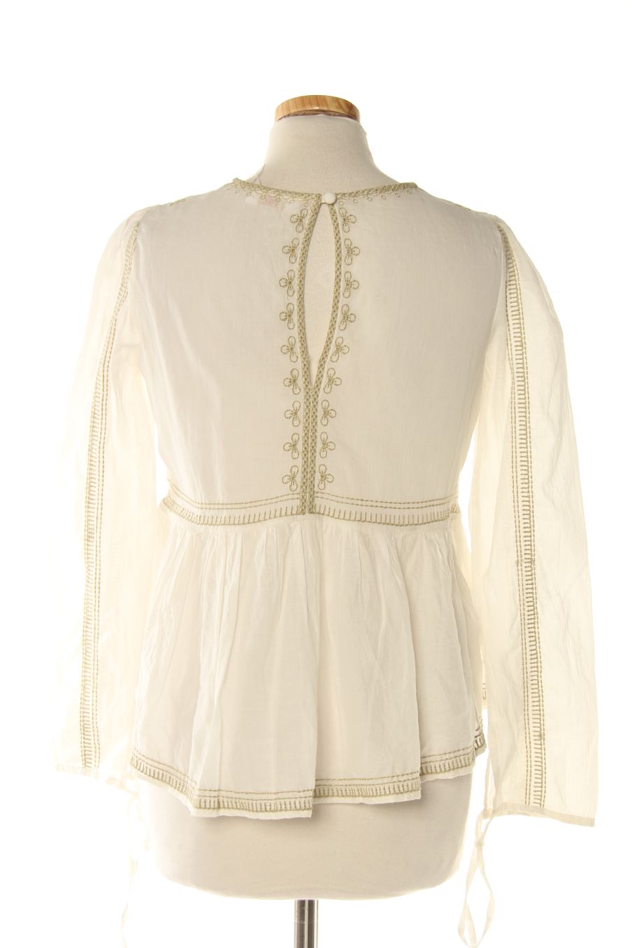 Blouse à manches longues Kookai de la taille 36, de couleur blanc