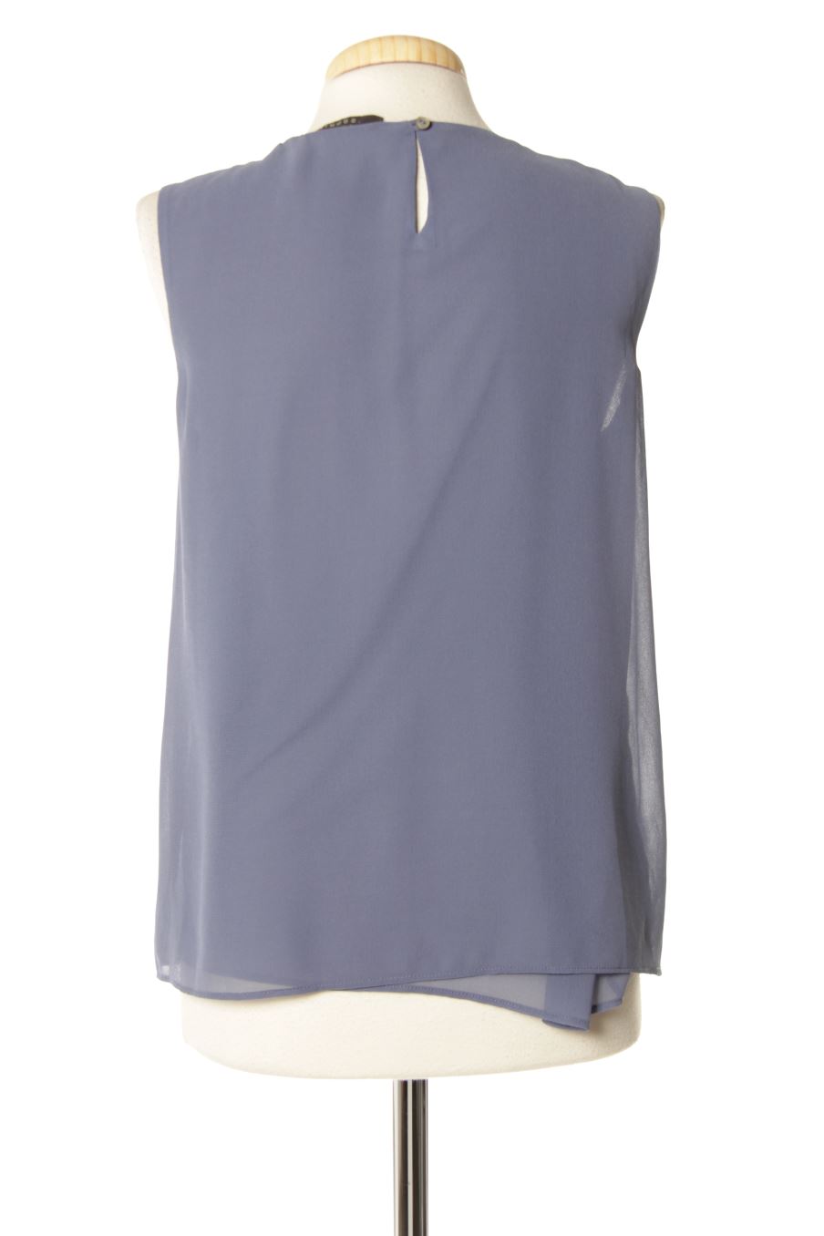 Blouse à manches courtes Esprit de la taille 38, de couleur bleu