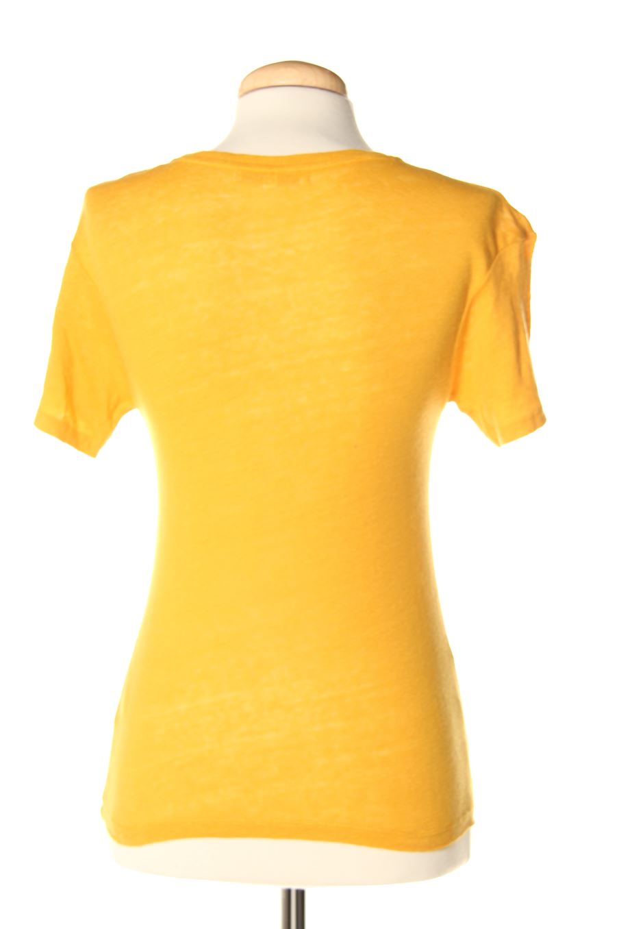 Camiseta de Scalpers de la talla S, de color mostaza