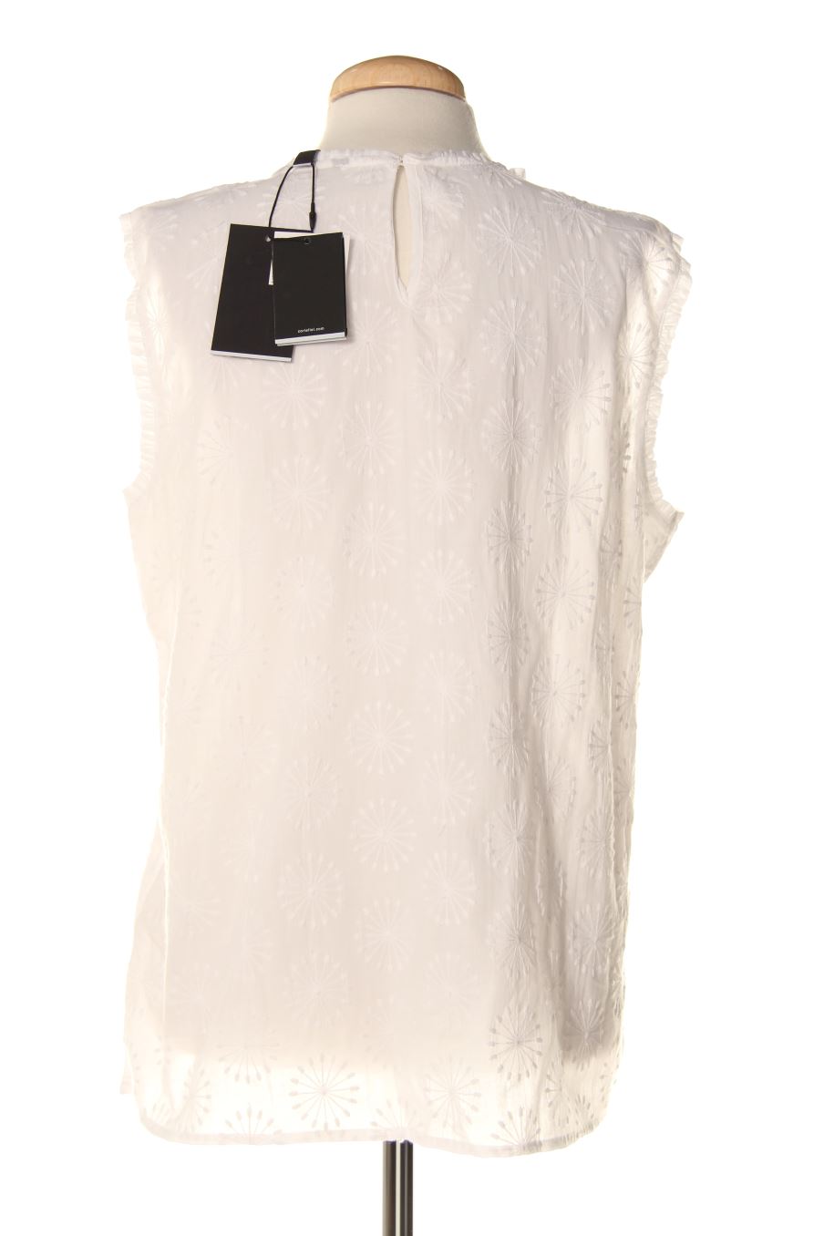 Aufwändiges Top von Cortefiel Größe L, Farbe Weiss, für