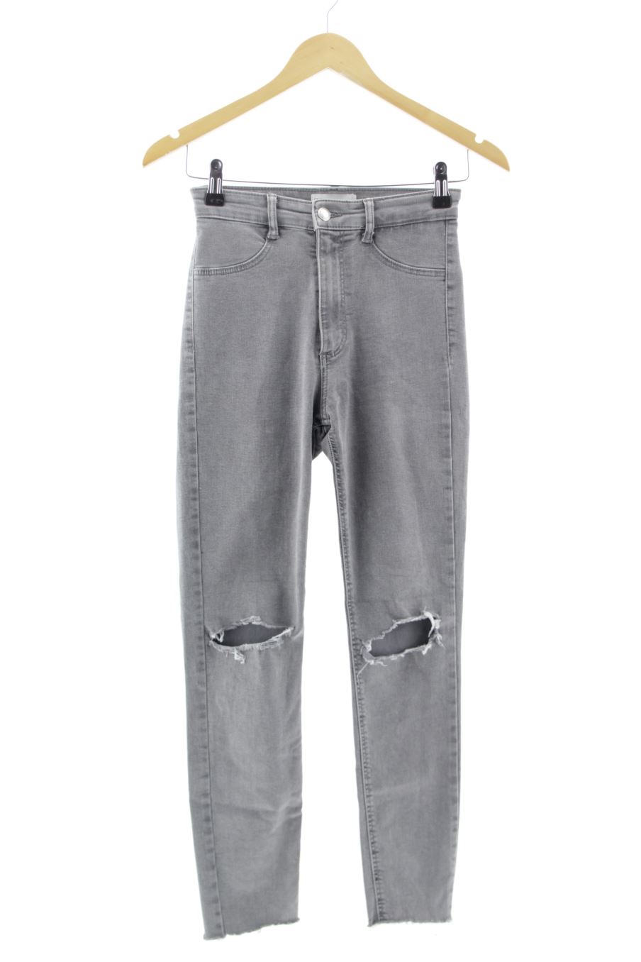 Jeans de Zara de la talla 34, de color grigio