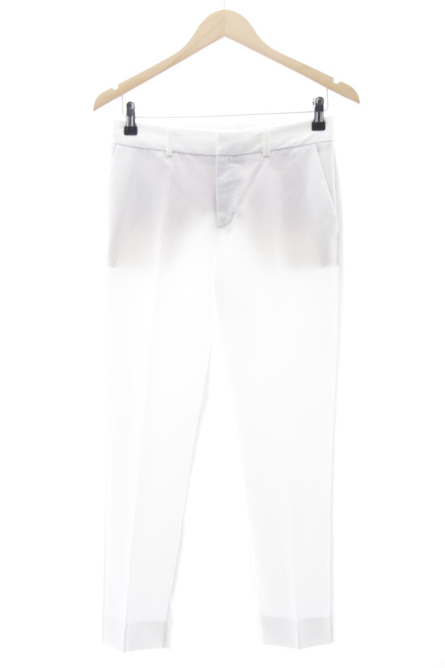 Pantaloni de Mango de la talla 34, de color bianco