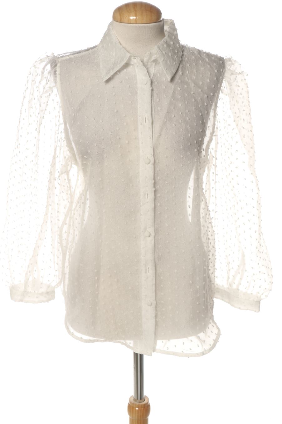 Camisa de Stradivarius de la talla M, de color color transparente