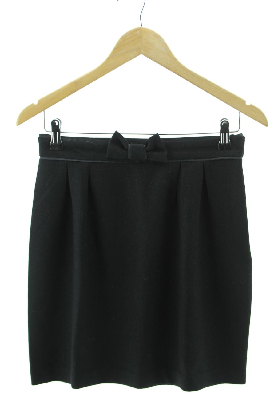 Falda de Promod de la talla 36, de color negro