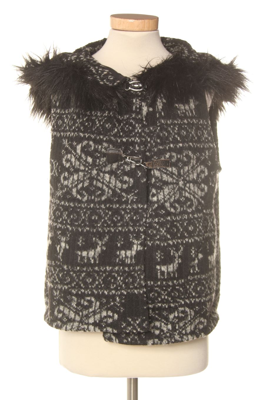 Pullunder von Zara Größe M, Farbe Schwarz, für