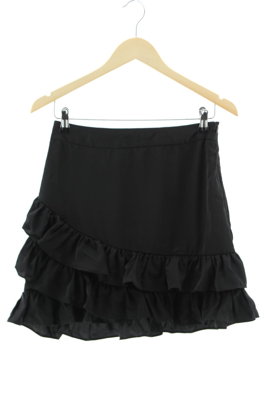 Jupe Boohoo de la taille 38, de couleur noir