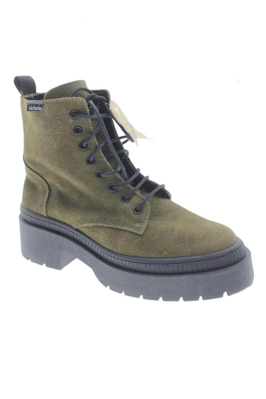Botines de Victoria de la talla 39, de color verde de