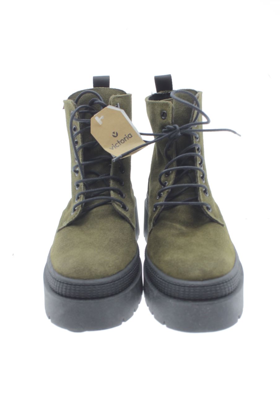 Botines de Victoria de la talla 39, de color verde de