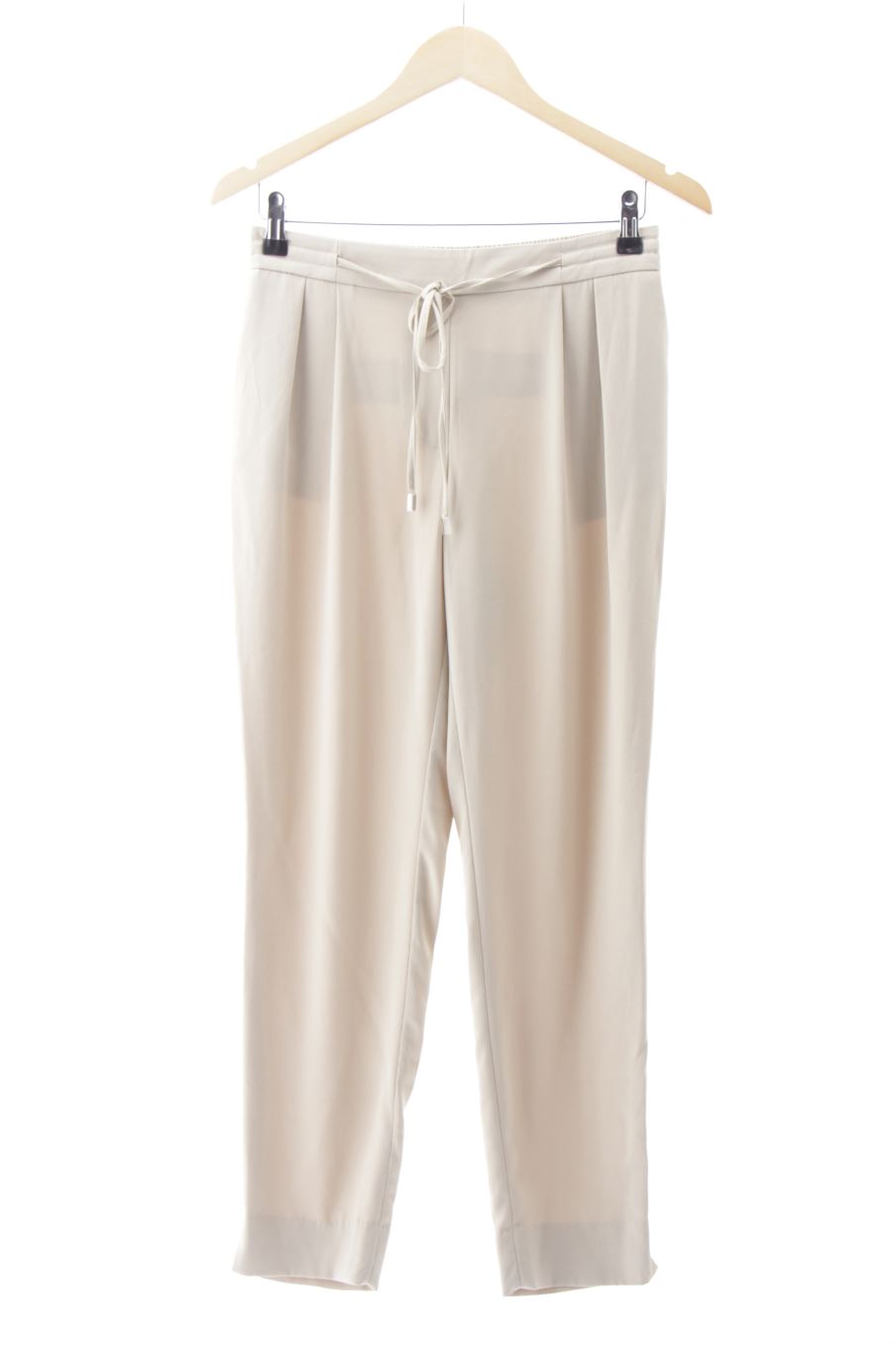 Pantalón Casual de Zara de la talla S, de color beige