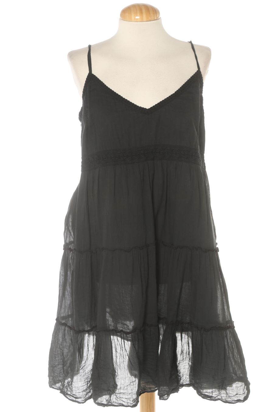 Robe casual Positano de la taille L, de couleur noir