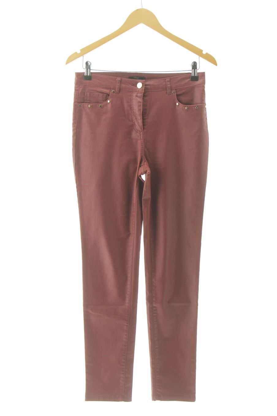 Pantaloni de Elogy de la talla 38, de color bordeaux