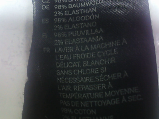 Falda de H&M de la talla 38, de color animal print
