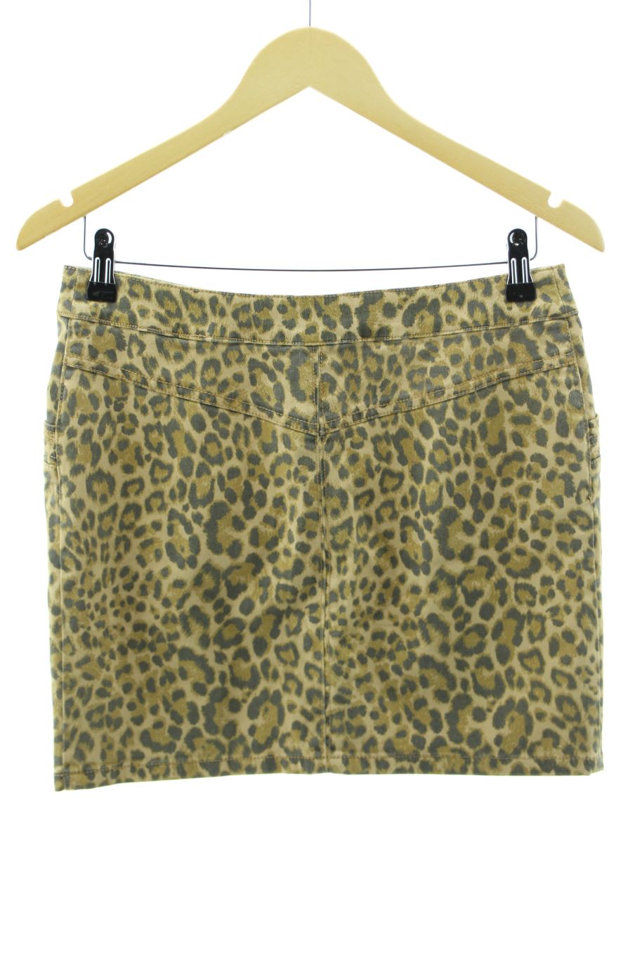 Falda de H&M de la talla 38, de color animal print