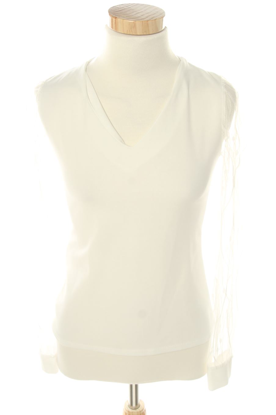 Blusa de manga corta de Colloseum de la talla XS, de color blanco