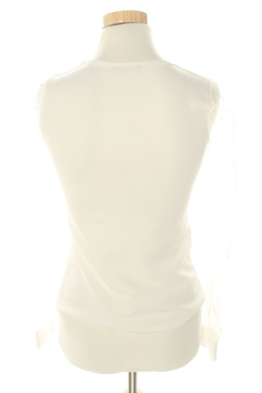 Blusa de manga corta de Colloseum de la talla XS, de color blanco