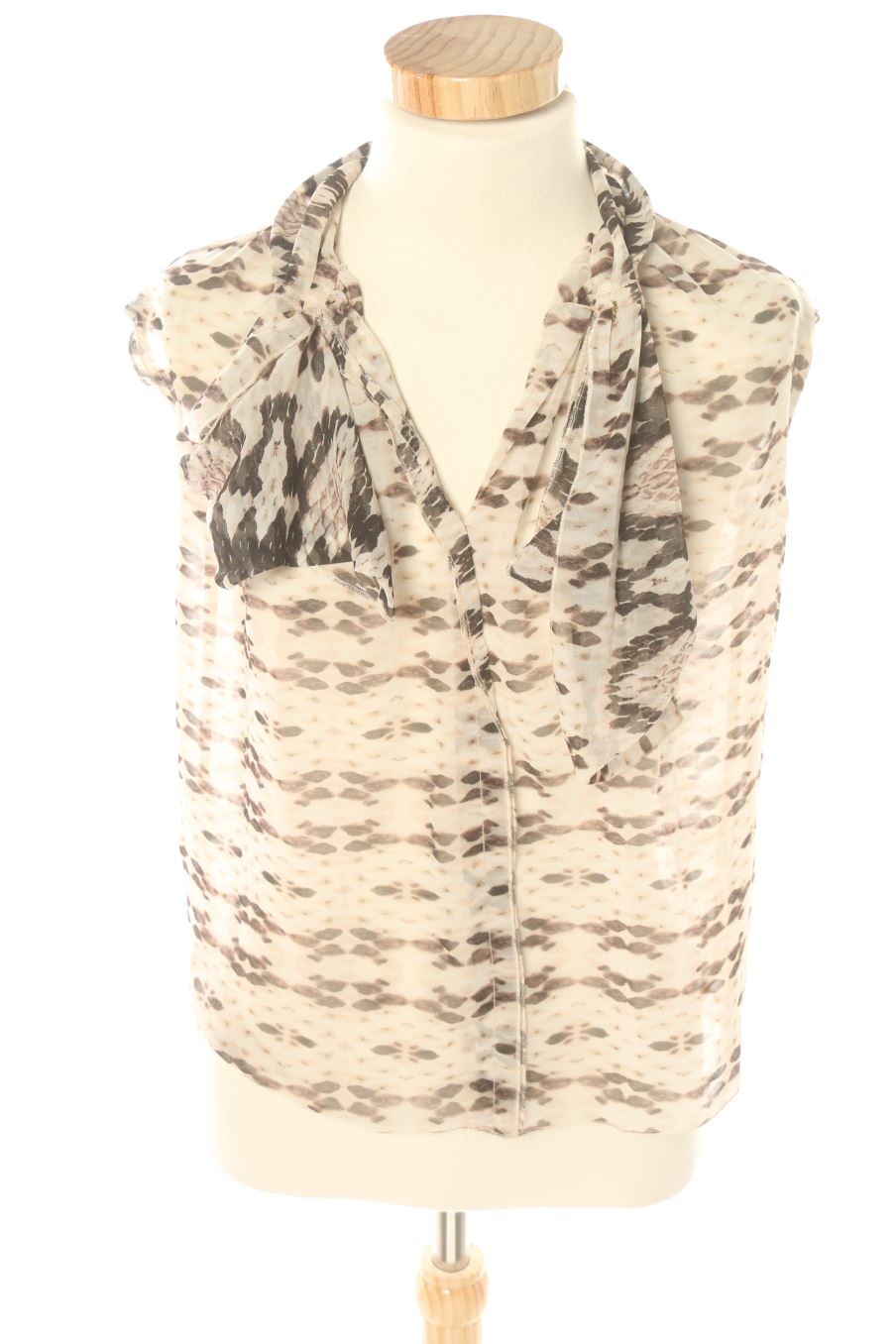 Top de Mango de la talla XS, de color estampado