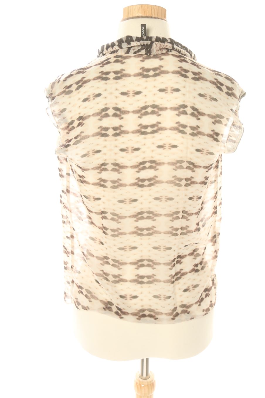 Top de Mango de la talla XS, de color estampado
