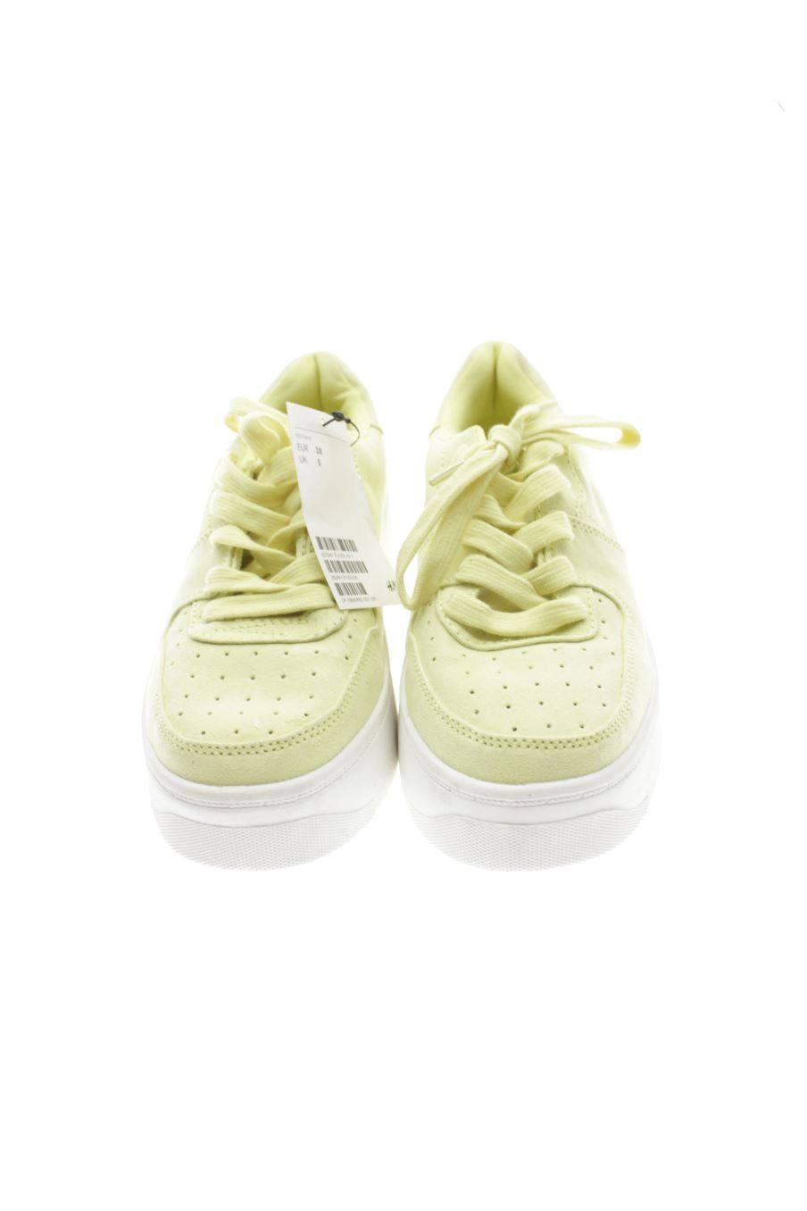 Deportivos de H&M de la talla 38, de color amarillo de